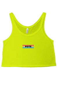 vote pride - flowy boxy tank top