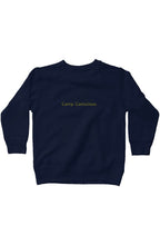 Load image into Gallery viewer, camp conscious - for dyslexic awareness - unisex kids fleece sweatshirt