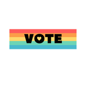 Load image into Gallery viewer, vote pride - vintage print -  unisex triblend t shirt