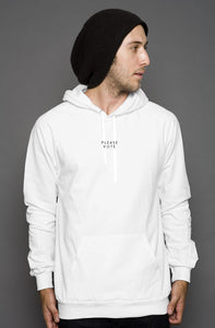 please vote embroidered - unisex - pullover hoody