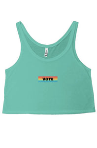 vote pride - flowy boxy tank top