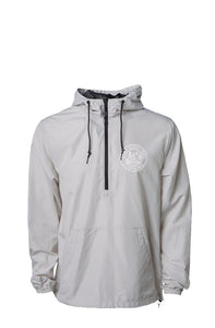 camp conscious - lightweight pullover windbreaker - embroidered